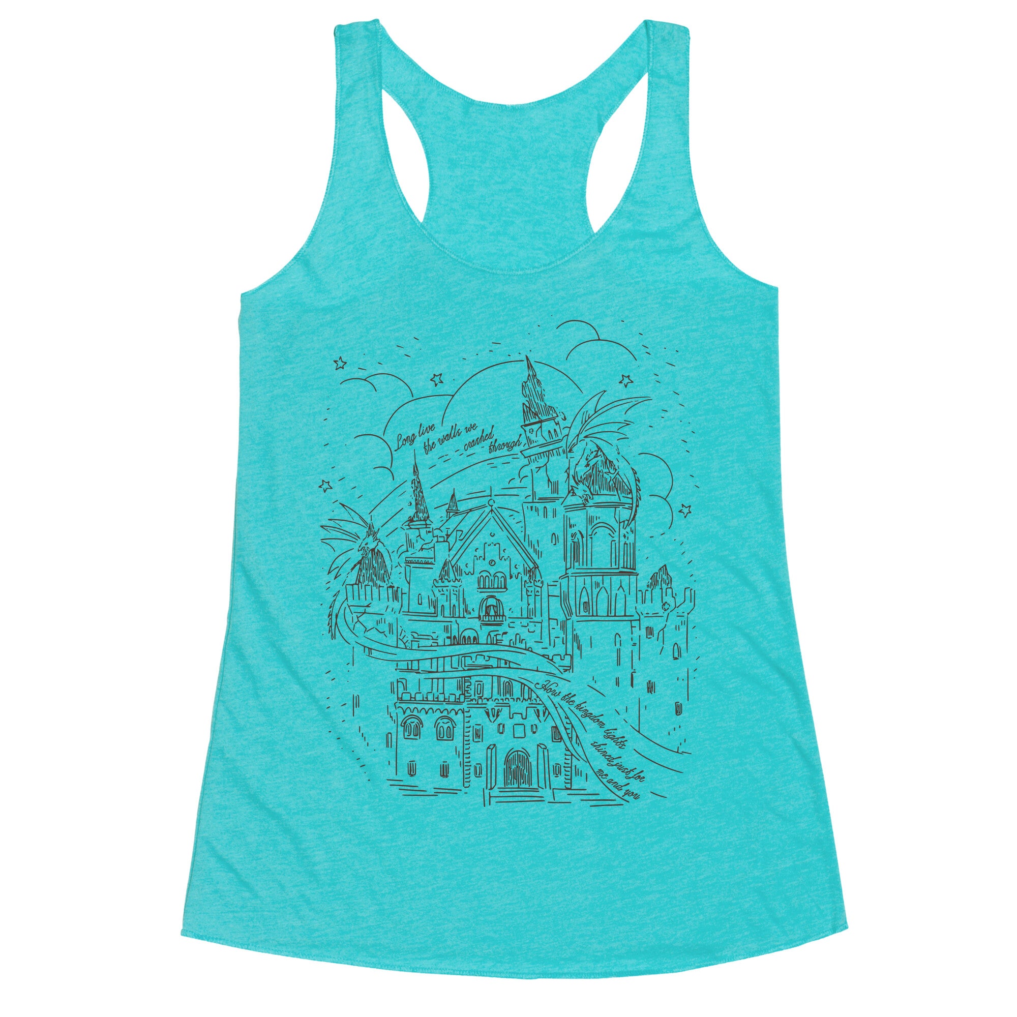 How the Kingdom Lights Shined Racerback Tank